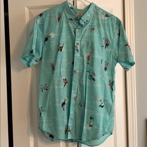 Billibong short sleeved men’s tropical shirt